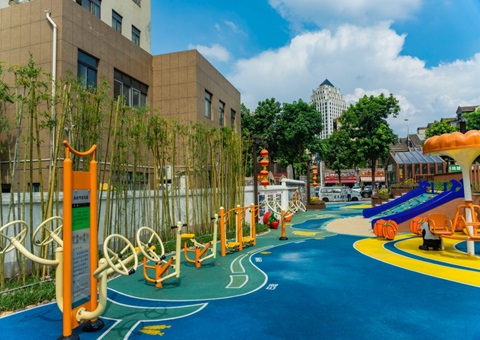 “口袋公园” 装满民生幸福 截至六月底，沉庆“口袋公园”今年开工八十八个、建成六十四个